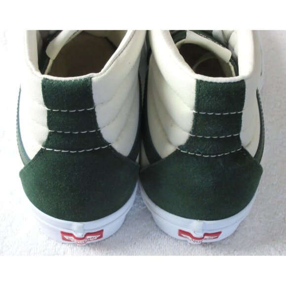 Vans Sk8-Hi Men's Mountain View Green White Canvas Suede shoes Size 11.5 NIB - Picture 5 of 5